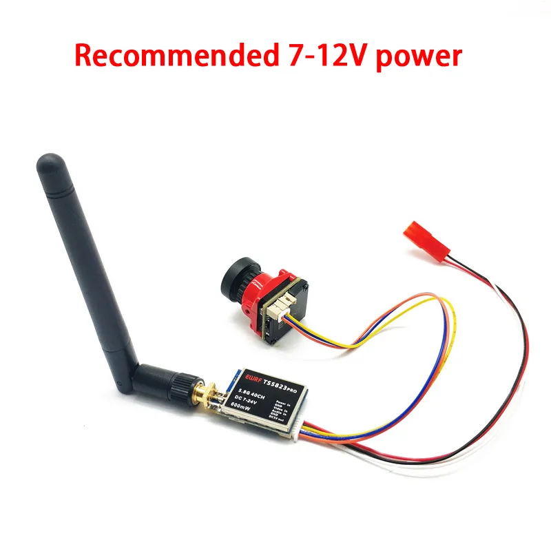 5.8G FPV Monitor with DVR 40CH 4.3 Inch LCD Display with 5.8G 40CH 600mW Transmitter Starlight HDR OSD 1200TVL fpv camera for RC 5