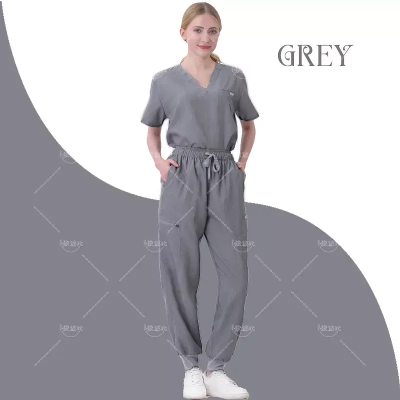 

Women Scrubs Sets Nurse Accessories Medical Uniform Slim Fit Hospital Dental Clinical Workwear Clothing Surgical Overall Suits