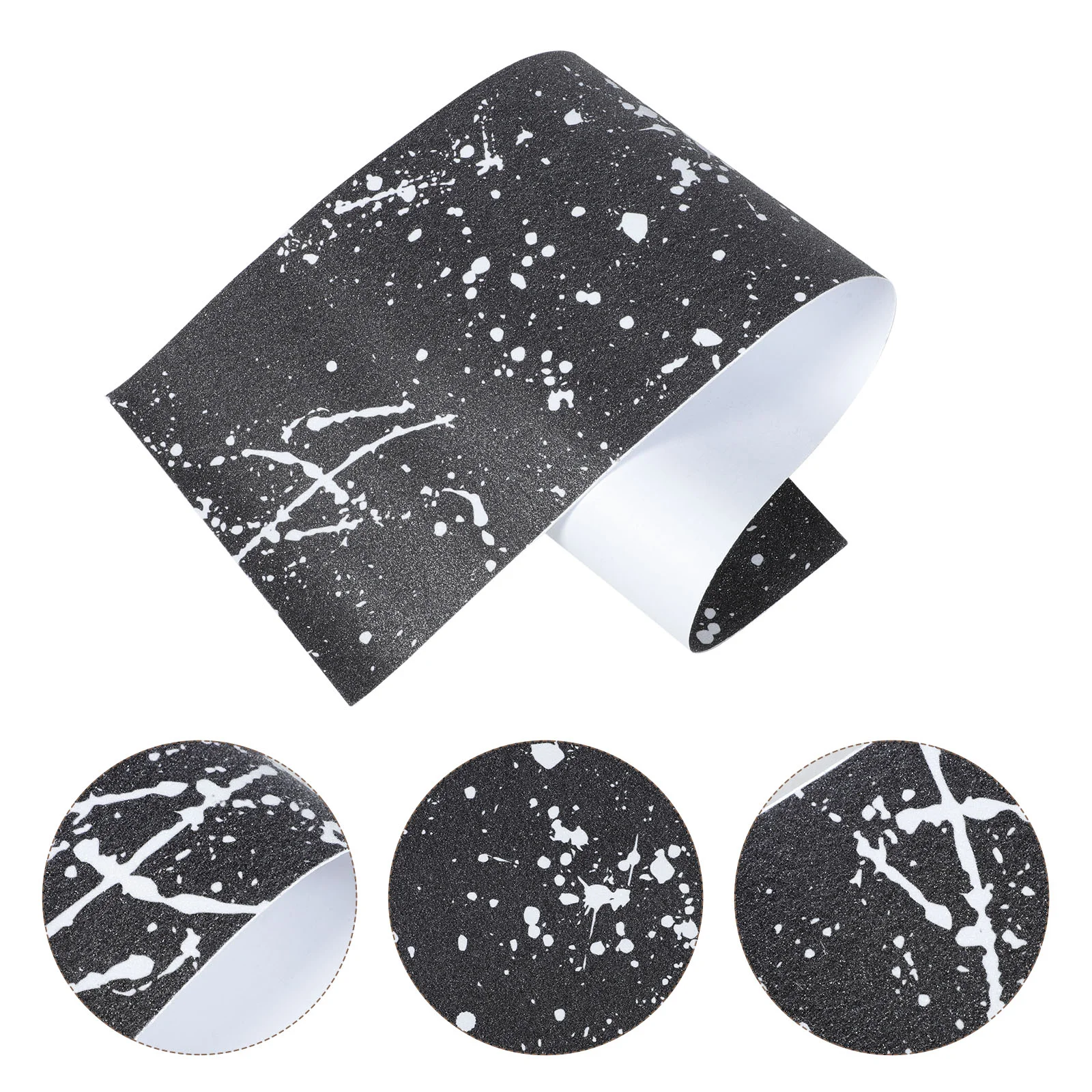 

Four Wheel Stickers Sticker Decorative Sandpaper Tape Scooters Sheet Longboard Grip for Adhesive Home