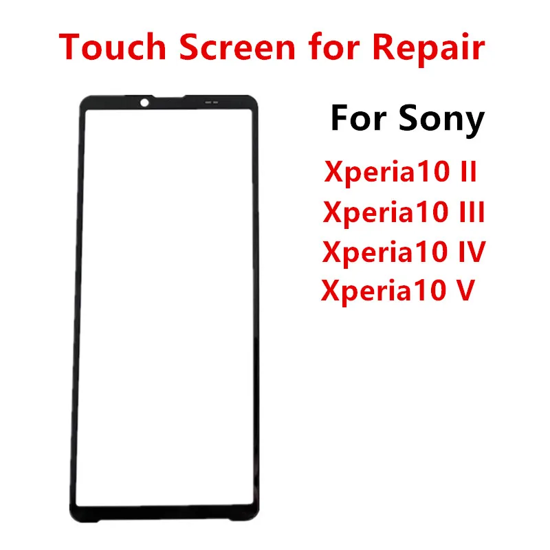 

Внешний экран Xperia10 для Sony Xperia 10 V iv iii ii, передняя сенсорная панель, ЖК-дисплей, стеклянная крышка, запасные части