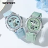SANDA Brand G Style LED Digital Watch Women Sport Chronograph Lady Quartz Wristwatch 50m Waterproof Female Girl Electronic Clock 2