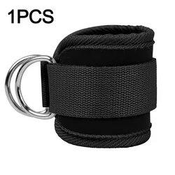 Enhanced Fitness Ankle Buckle Training Device for Leg and Hip Conditioning (Black-1pcs)