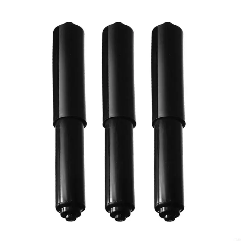 C7AD 3pcs Toilet Roll Paper Shaft Replacement Flexible Plastic Paper Holder Roller Spindles Insert Spring Bathroom Accessories