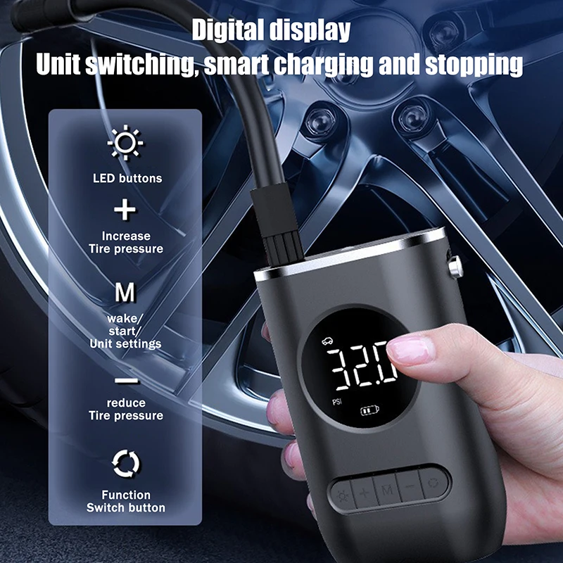 �޴�� Ÿ�̾� ��â�� ������ ���� ����, LED ������ �ִ� ���� ���� �����, 150 PSI ������ Ÿ�̾� �з� ����