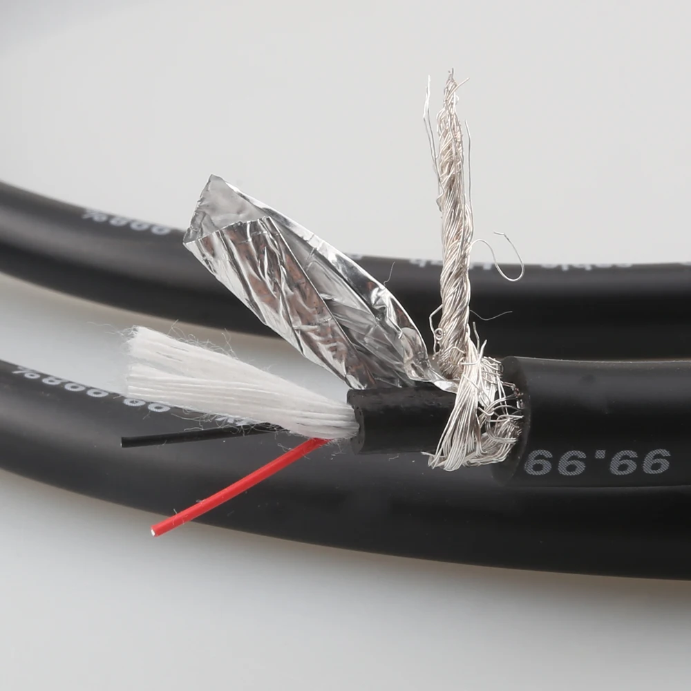 Audiocrast IC25 Audiophile  ǹ HiFi   2 ھ ȣ ũ ̺ DIY RCA / XLR 뷱 ̺  ǹ ̺