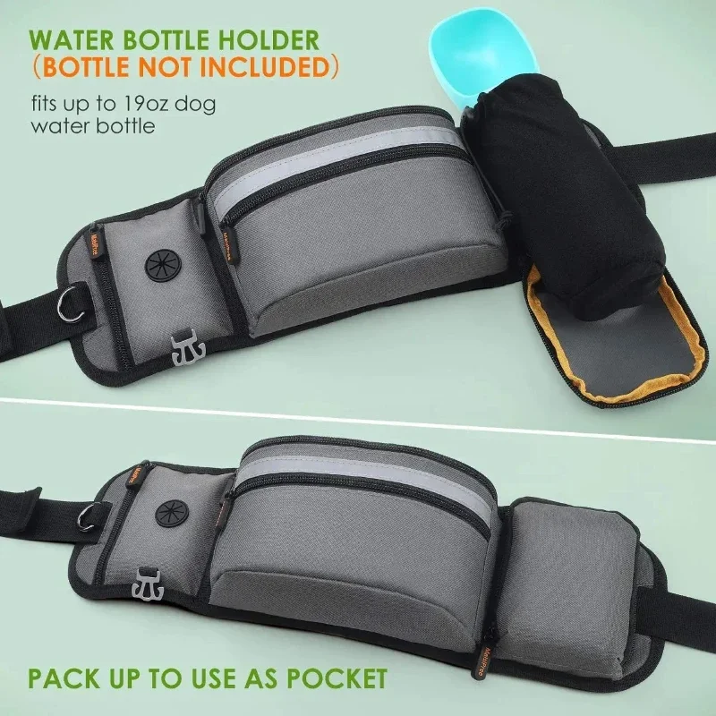 Dog Treat Pouch for Training Outdoor Feeding Bag Large Capacity Pet Trainer Reward Waist Bag Supply