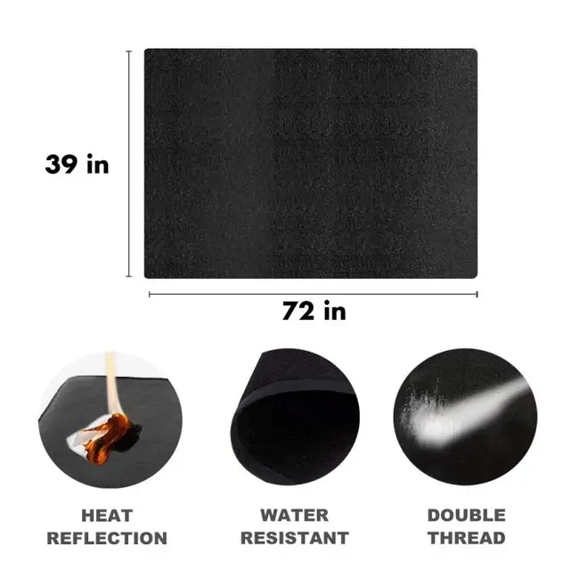 39x72inch black