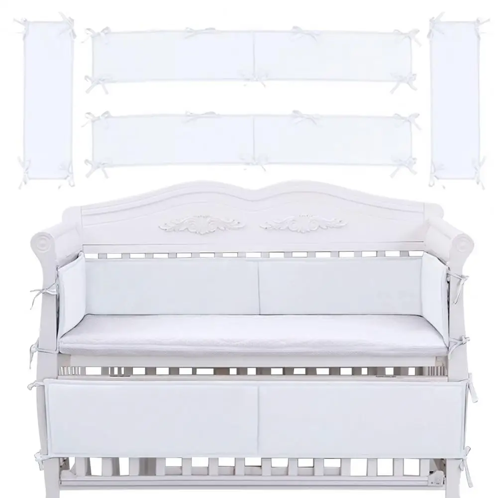 

Child Safety Crib Guardrail Covers Baby Crib Rail Covers Protect Prevent Collisions Wrap with Style