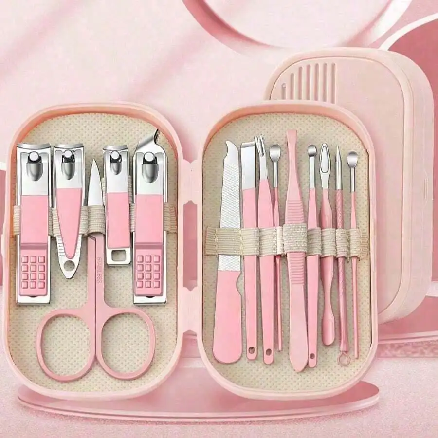 Manicure Set, Women's Grooming Set, Pedicure Set, Nail Clippers, Suitable For Men And Women, Can Be Gifted To Friends Or Parents 1