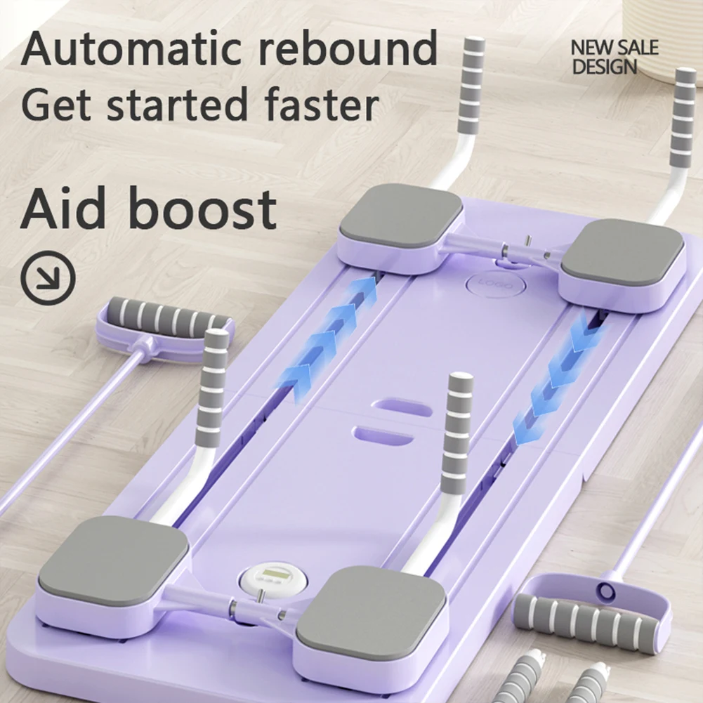 Multifunctional Abdominal Board with Timer Ab Core Trainer Machine Exercise Board Abs Workout Equipment Core Workout Equipment