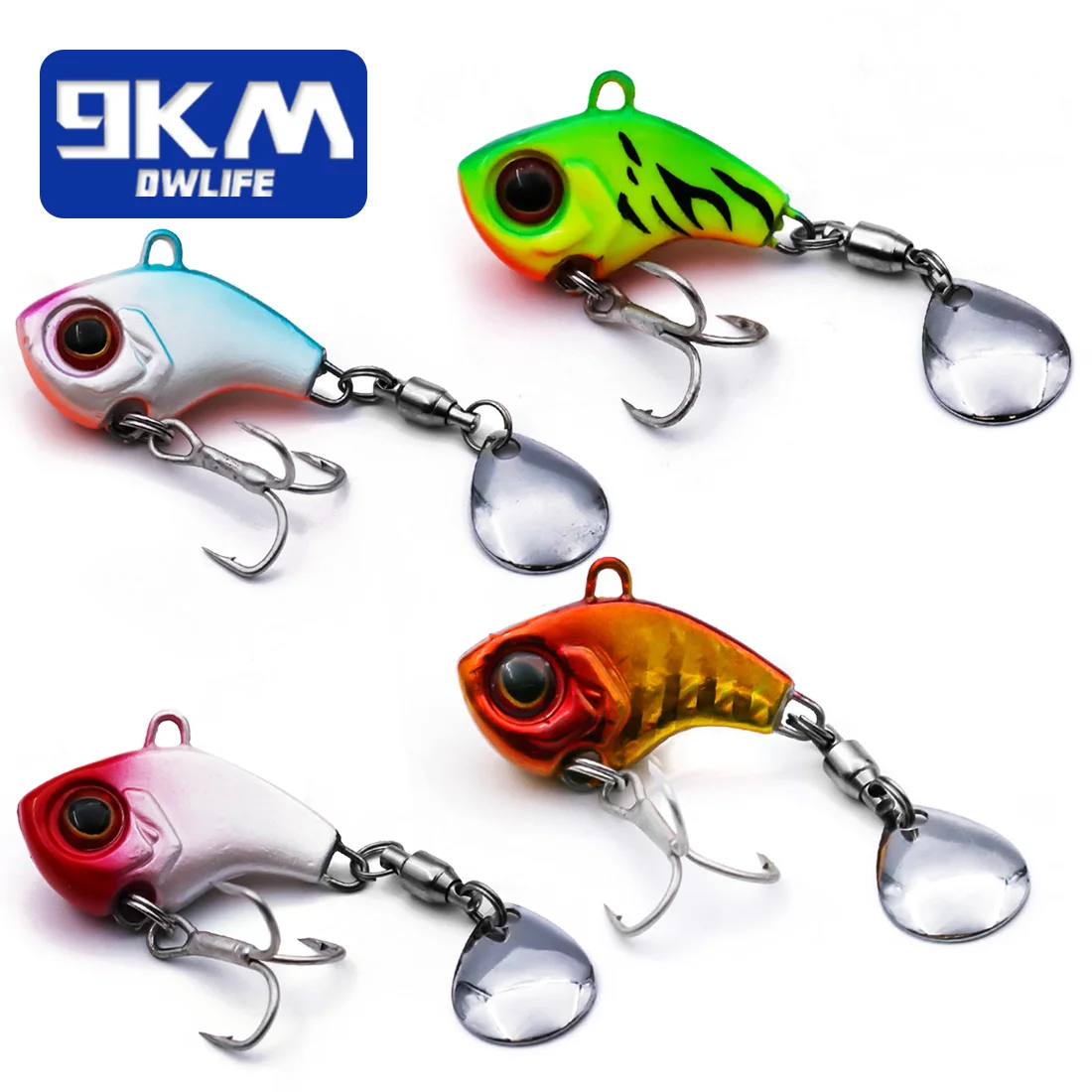 5PCS Blade Baits with Head Jig,5g Metal VIB Hard Blade Bait Fishing Spoon  Lures for Freshwater Saltwater Bass Walleyes Trout Crappie