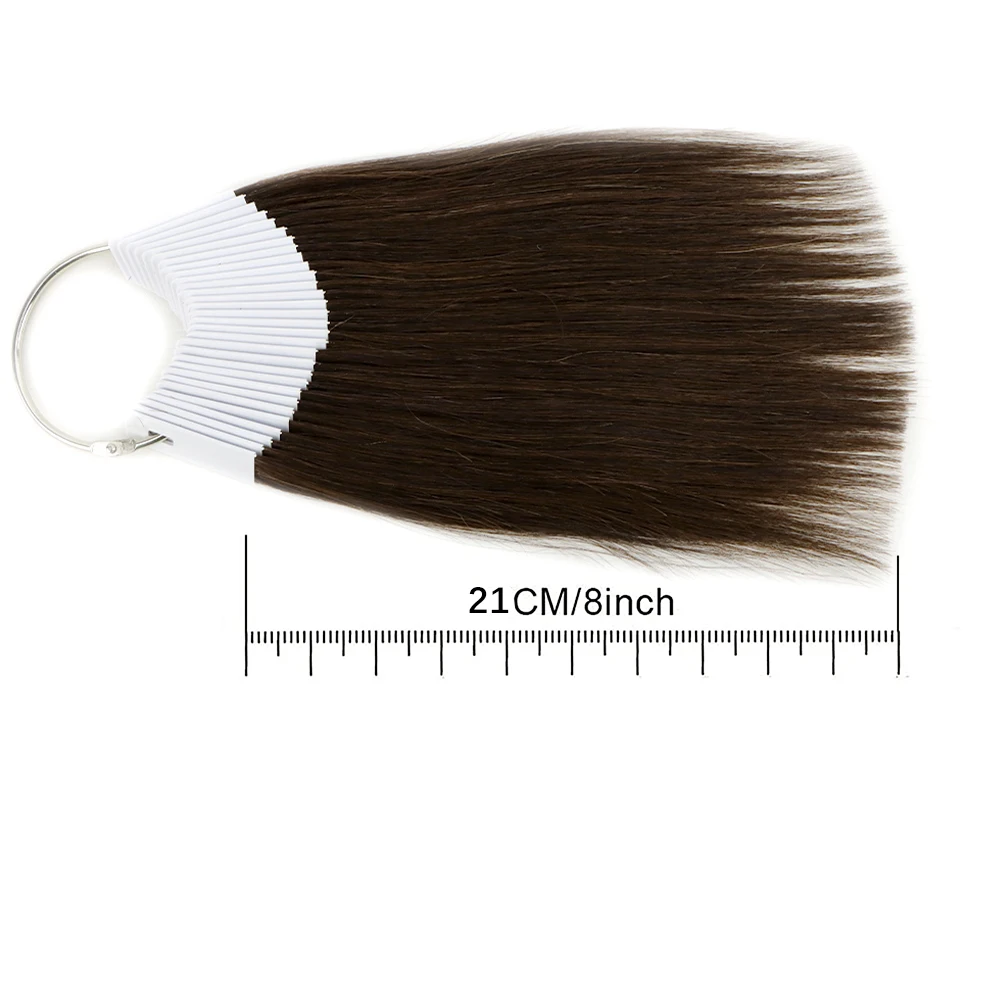 30 Pcs/Lot Hair Extensions Color Rings 8 Color 100% Human Hair Salon Dyeing Practice hair test Beauty hairdressing