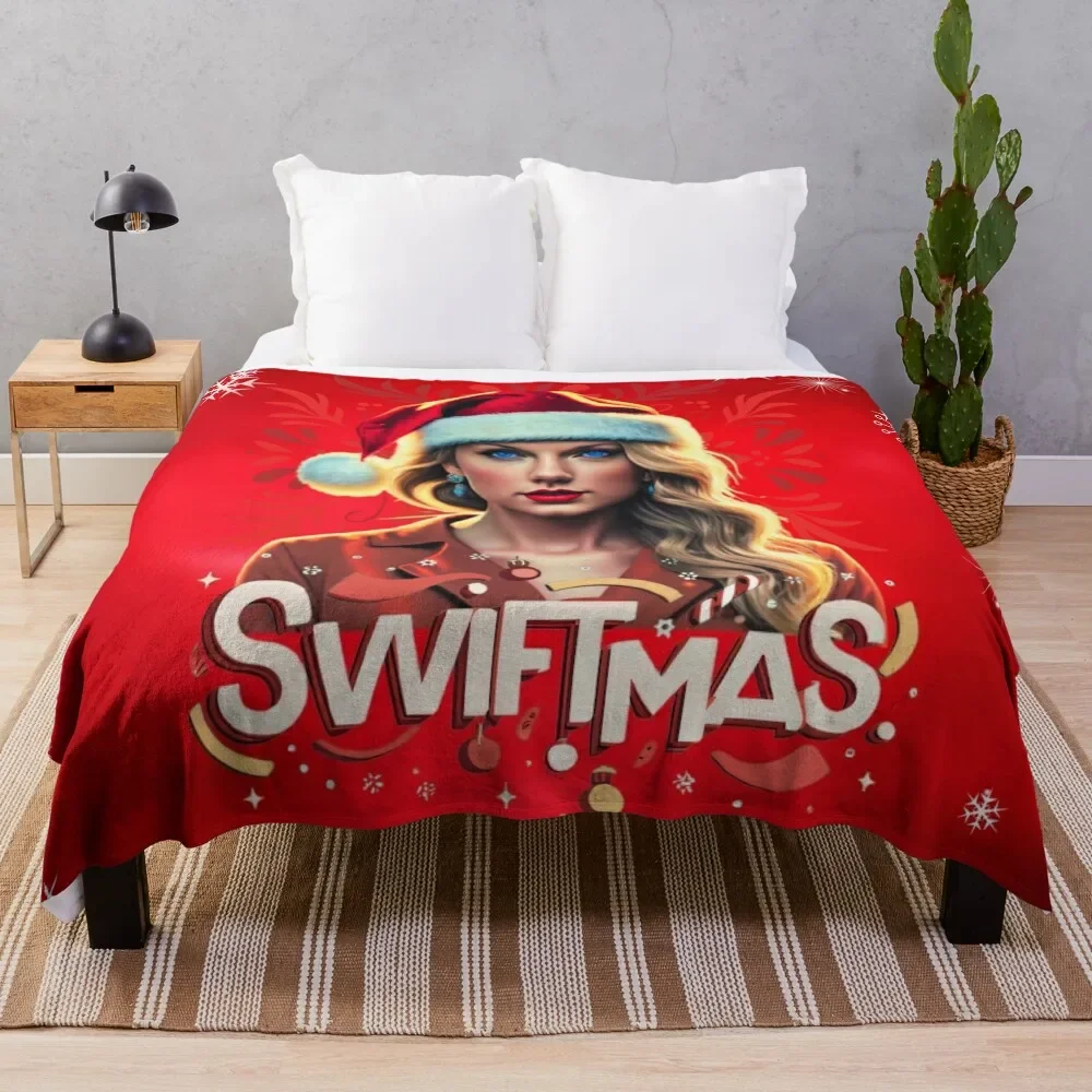

Swiftmas Throw Blanket Hair Weighted Quilt bed plaid Blankets