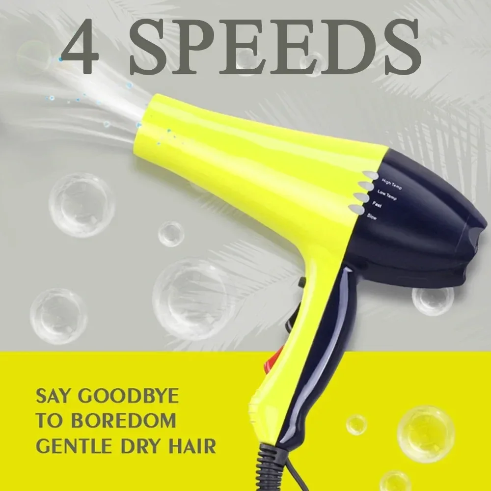 Professional 17000RPM High Speed Blow Dryer Negative Ions Hair Dryer Strong Wind 6 Gears Low Noise Styling Tools Barber/Salon 4