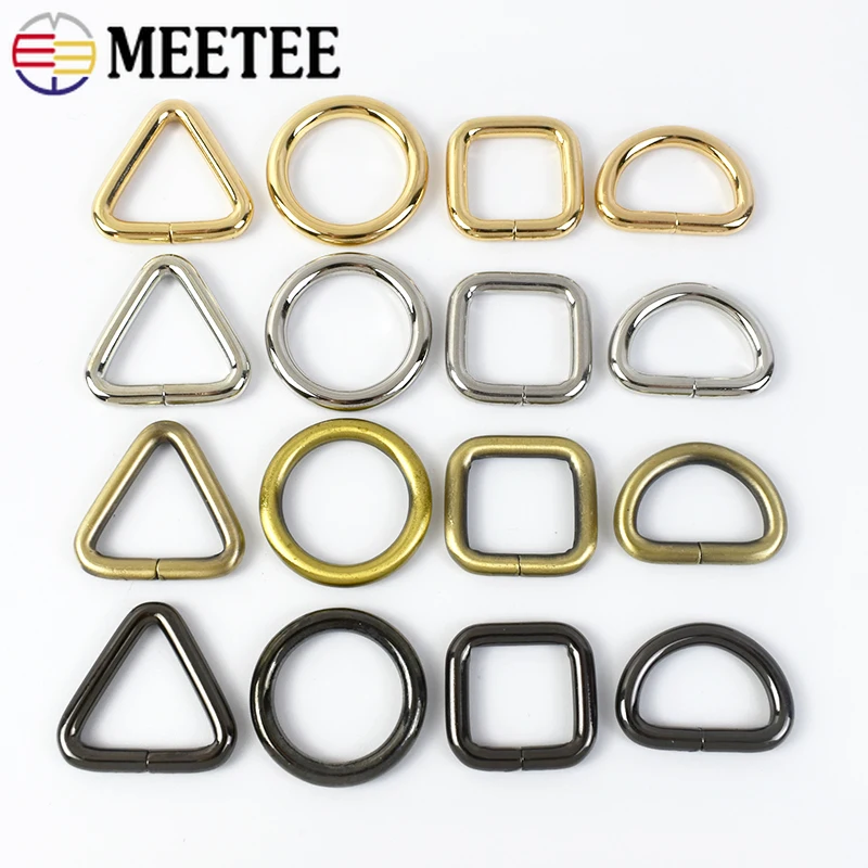 

10/20Pcs 20-38mm Metal O D Ring Buckles Backpack Strap Adjuster Clasp Webbing Belt Connect Hook Shoes DIY Hardware Accessories