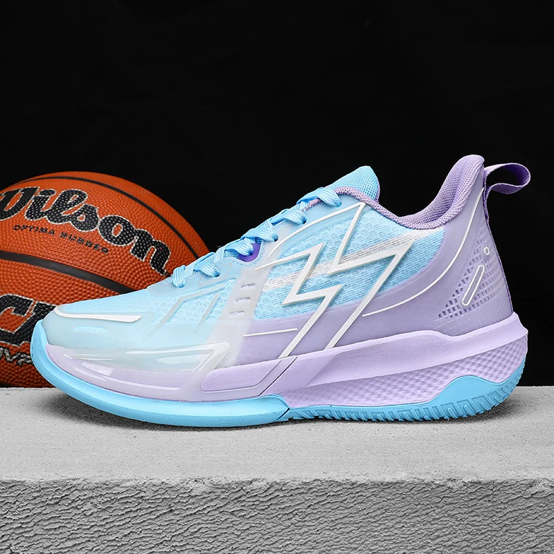 

Men's Fashion Sports Shoes, Women's Fitness Training Basketball sShoes, Night Light Practical Basketball Shoes