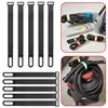 10pcs Fishing Rod Tie Holder Strap Suspender Fastener Hook Loop Ties Belt Fishing Rod Strapping Wrap Band Outdoor Fishing Tools 3