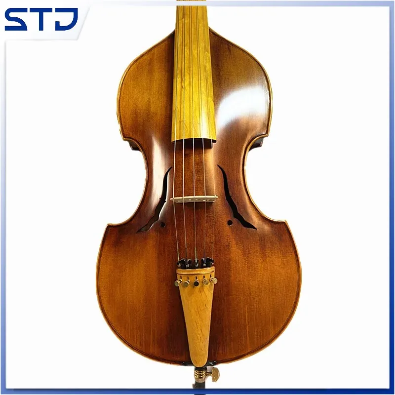Canzone Stile Barocco Professione Maestro Carving Scroll 5 Stringhe 20 "Viola #11181