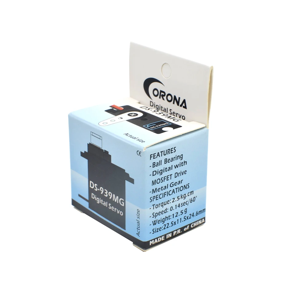 Corona DS-239 MG Servo - 4.6Kg (63.88 Oz-in), .14/sec – Aloft Hobbies - Foto 5