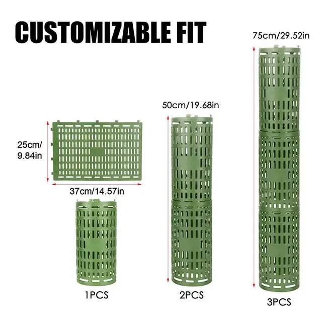 Szellőztetett Fa Csomagtartó Védővédő Kibővíthető Növényvédők A Kéreg Csemete És Szőlőfák Köréje - Image 5