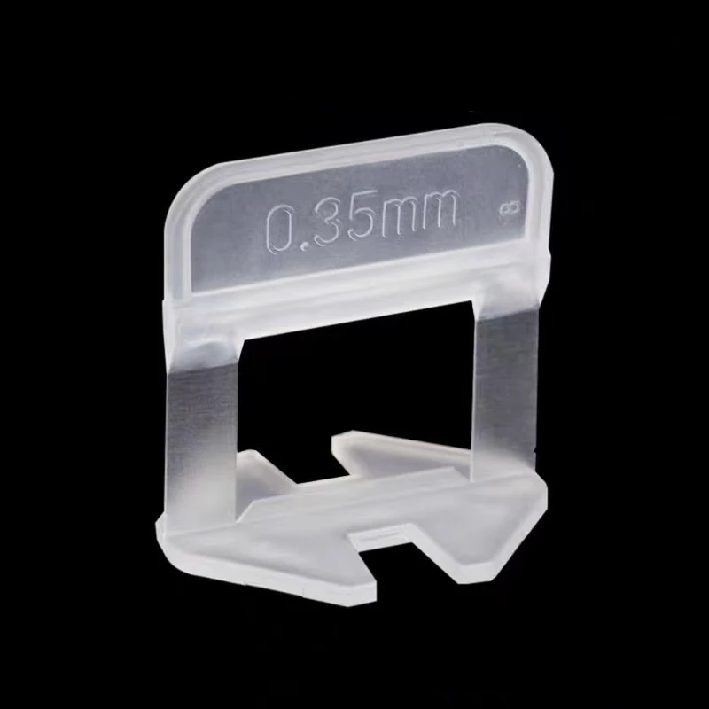 

100pcs Tile Leveling System Laying Level Wedges Alignment Spacers Leveler Locator Spacers Flooring Wall level 0.35mm 0.5mm