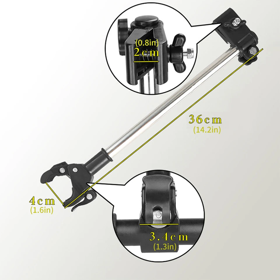Porte-Parapluie Pliable Réglable - Support de Cadre pour Vélo, Fauteuil