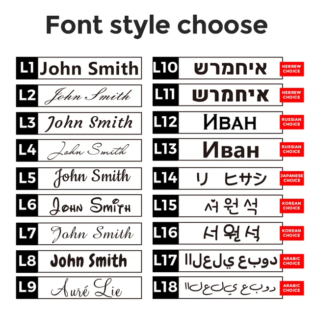 Personalized Name Letter Teacher Leader Signature Child Cloths Contract Selfing-inking Stamp 18 fonts available  name toy 4