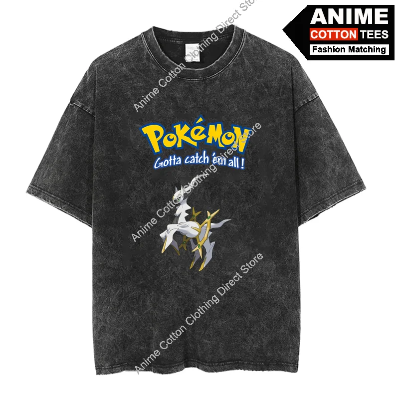 

Elf Arceus T Shirt Cartoon Anime Elf Baby Print T-shirt Y2k Harajuku Street Casual Unisex Oversized Loose Tees Cotton Top