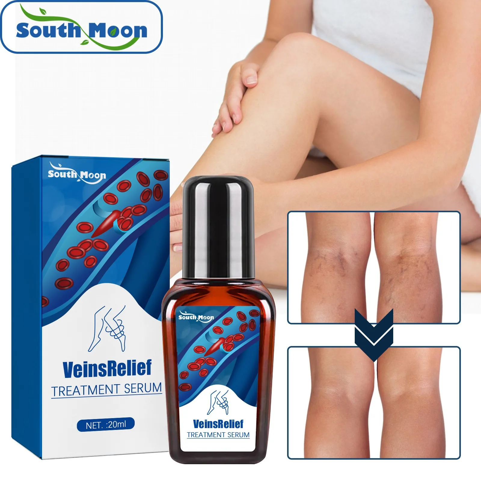 

Varicose Veins Liquid Repair Spider Earthworm Legs Vasculitis Phlebitis Reduce Swelling Treatment Smoothing Blood Vessel Serum