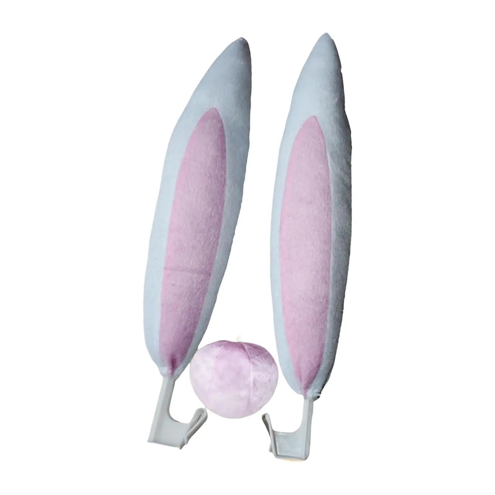 

Car Decoration Set Bunny Ears Set Vehicle Accessories Easter Car Decoration Car Ornament