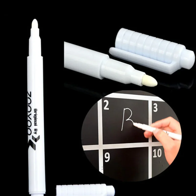 White Liquid Chalk Erasable Pen Marker 3/10Pcs For Glass Windows Electronic Blackboard Chalkboard Window White Pen liquid chalk pen
