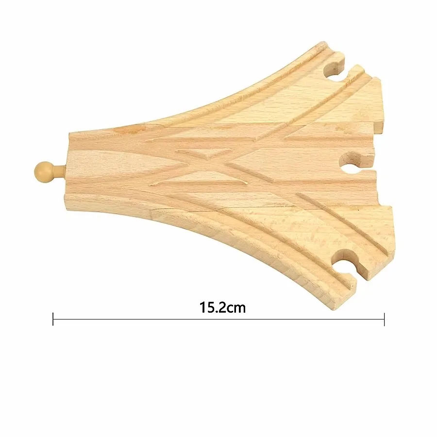 Wooden Railway Train Track Connectors - Beech Wood Accessories