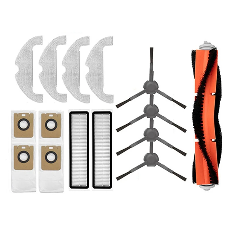 Sweeper Spare Parts Main Brush Side Brush Hepa Filter Mop Dust Bag For