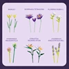 891PCS Romantic Flower Bouquet Building Blocks Eternal Flower Plant Assemble Bricks Creative Desktop Decoration Girls Gifts Toys 4