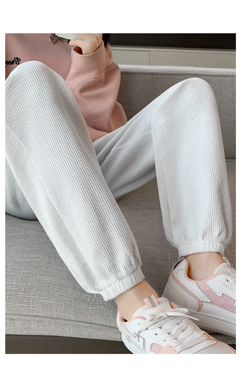 원단 드로우스트링 러닝 스포츠 조거 여성용 속건성 육상 헬스장 피트니스 측면 주머니 2 개가 달린 운동복 바지 운동 바지