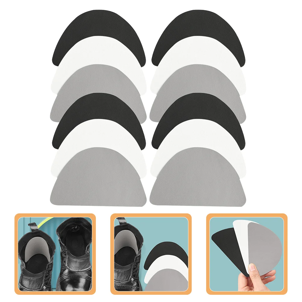 

12 Pcs Shoe Repair Stickers Heels Tool Patch Adhesive Patches for Hole Pu Repairing