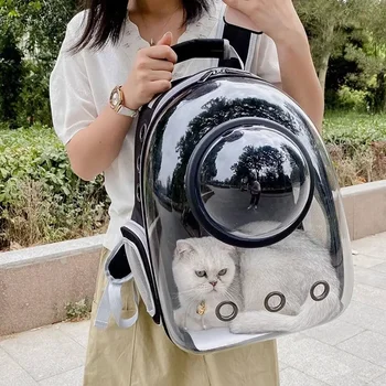 Transparent Pet Backpack - Cats or Small Dogs 1
