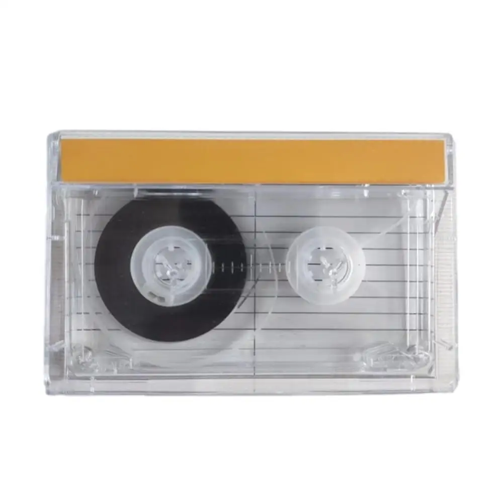 1 Pc Transparent Blank Audio Cassette Tape Cases Reels Tape） Cassette （no Plastics B0h2