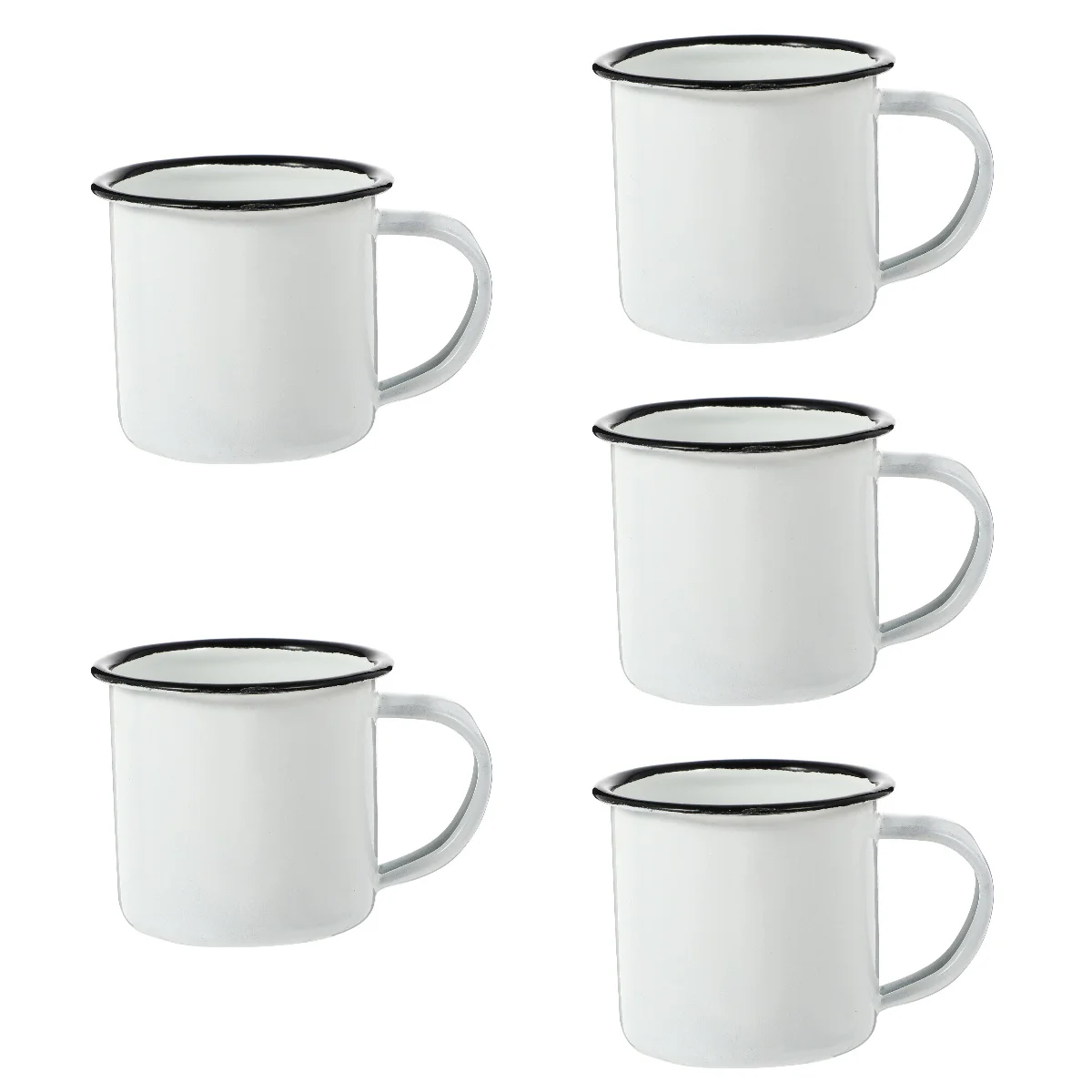 

5 pcs Retro Iron Durable Small Cup Small Tass Tass Practical Cup