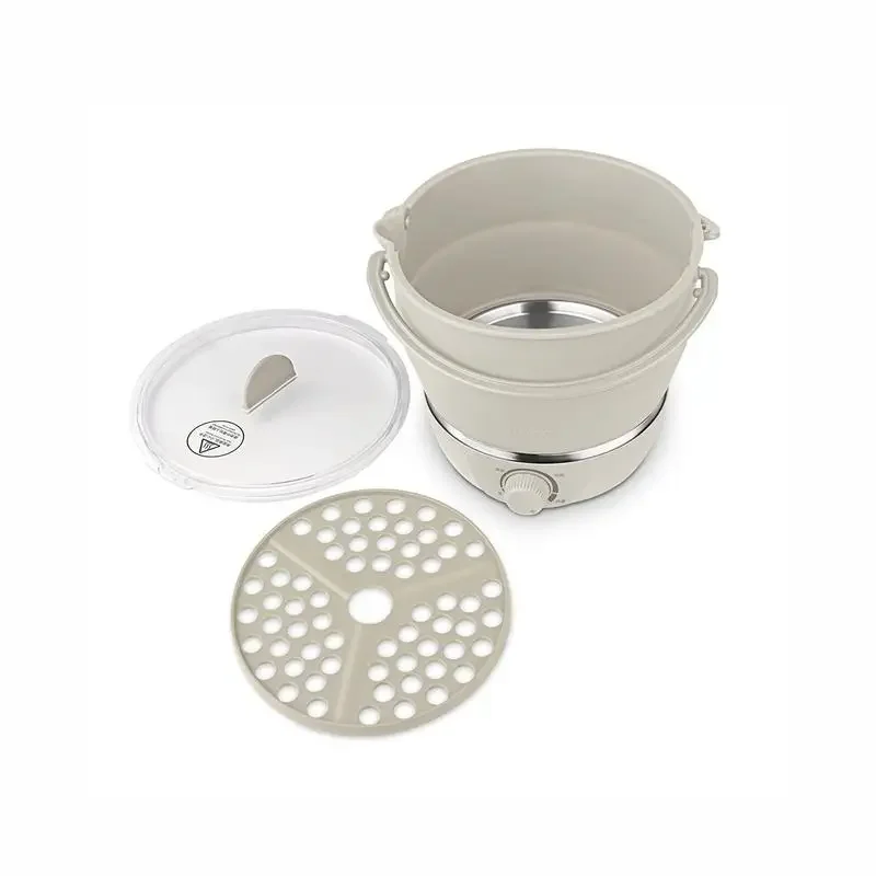 Foldable electric Hot pot portable multifunctional electric stew pot dual voltage travel pot electric kettle 2