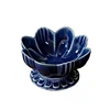Creative Three-dimensional Lotus Ceramic Fruit Plate Living Room Desktop Candy Biscuit Indoor Plate Sundries Storage Dish Modern 6