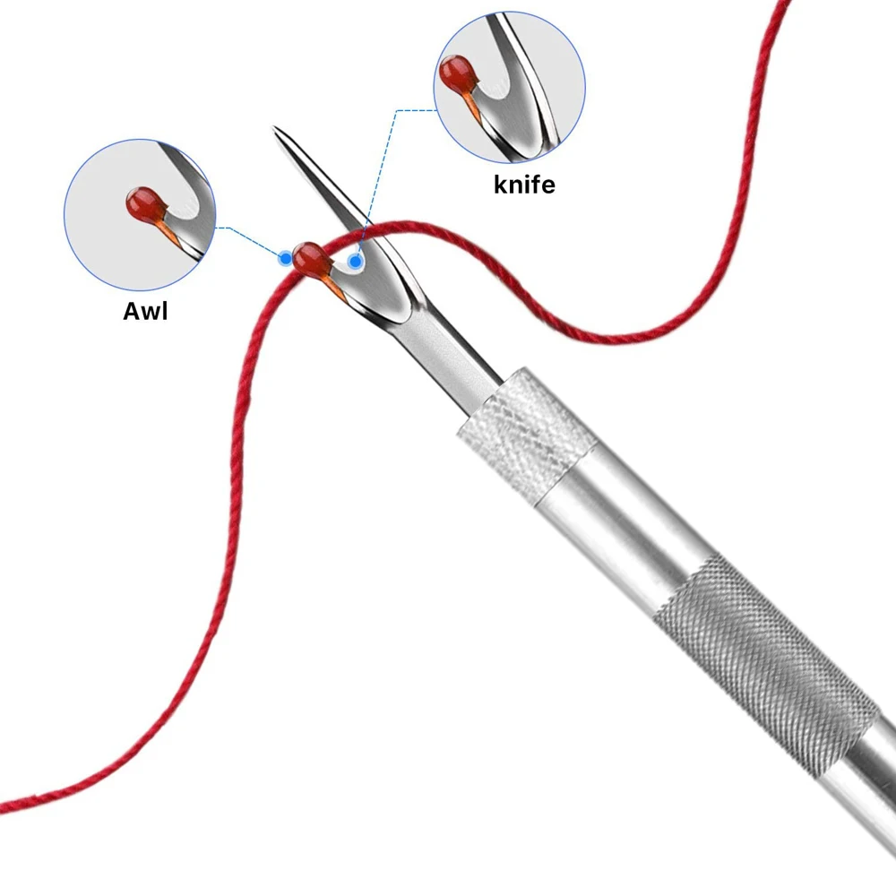 Sewing seam cutter metal seam ripper set 5Pcs replacement blade handle stitch unpicker