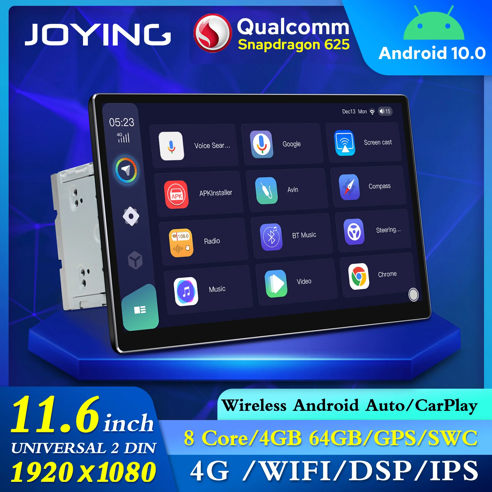 Qualcomm 8 Core วิทยุรถยนต์ Android 10 Autoradio มัลติมีเดียเครื่องเล่น ...