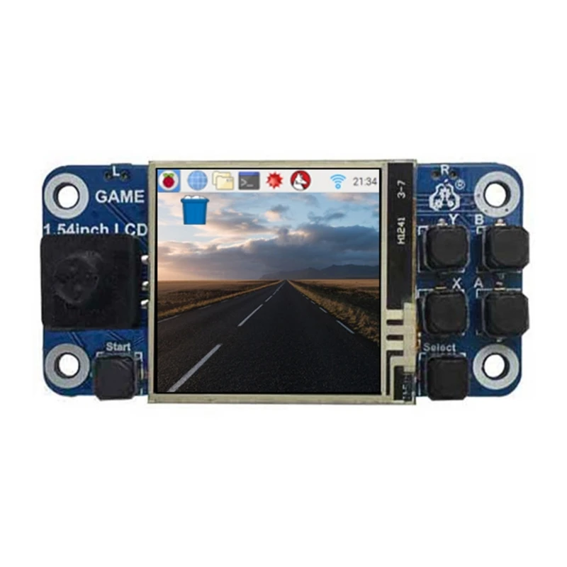 1.54 240X240 LCD Display Screen Module for RPI Raspberry Pi 4B/3B+/Zero2W/ZeroW Game Console Expansion Board F19E