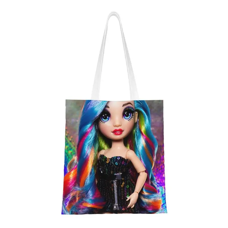Rainbow Amaya Rainbow High Doll Generi Alimentari Tote Shopping Bags Donna Divertente Tela Shopper Borsa A Tracolla Borsa Di Grande Capacità