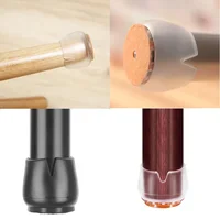 Chair Leg Caps Silicone Feet Protector Pads Furniture Table Covers Socks Plugs Cover Furniture Leveling Feet Home Decor 4