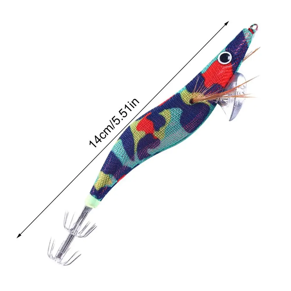 Squid Lure Lighted Fishing Lures Squid Hook With Lighted Effect Realistic  Shrimp Bait For Sea Bass Squid Snakehead Fish And Cod - AliExpress