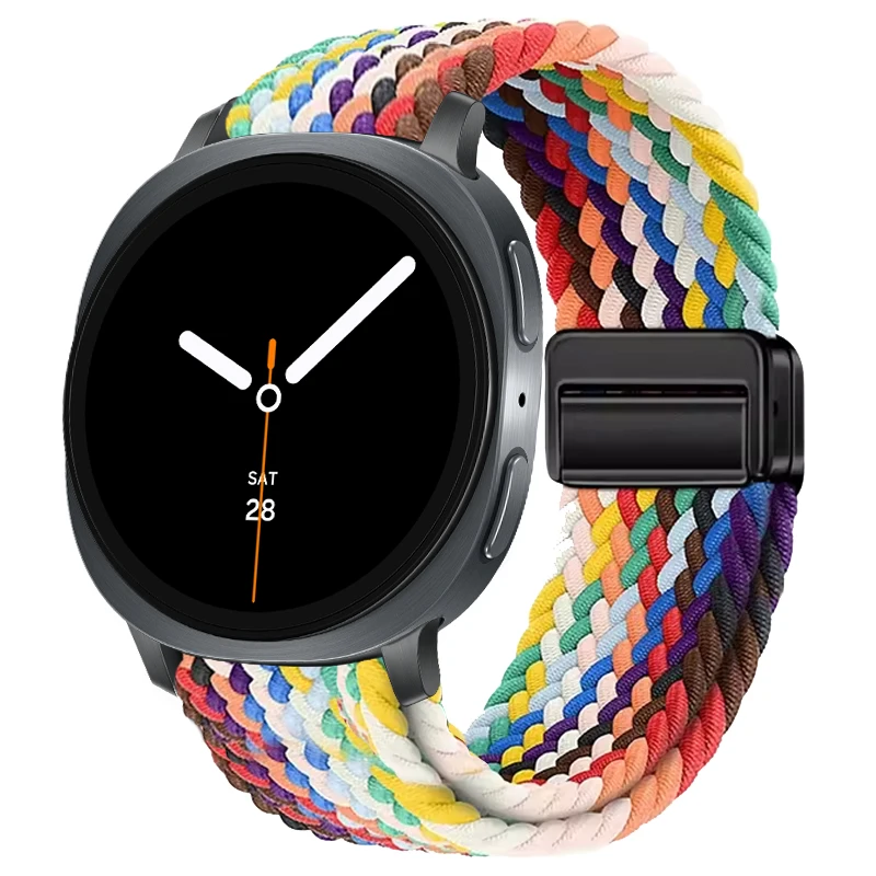Braided Nylon Solo Loop Bracelet - Magnetic Sports Strap
