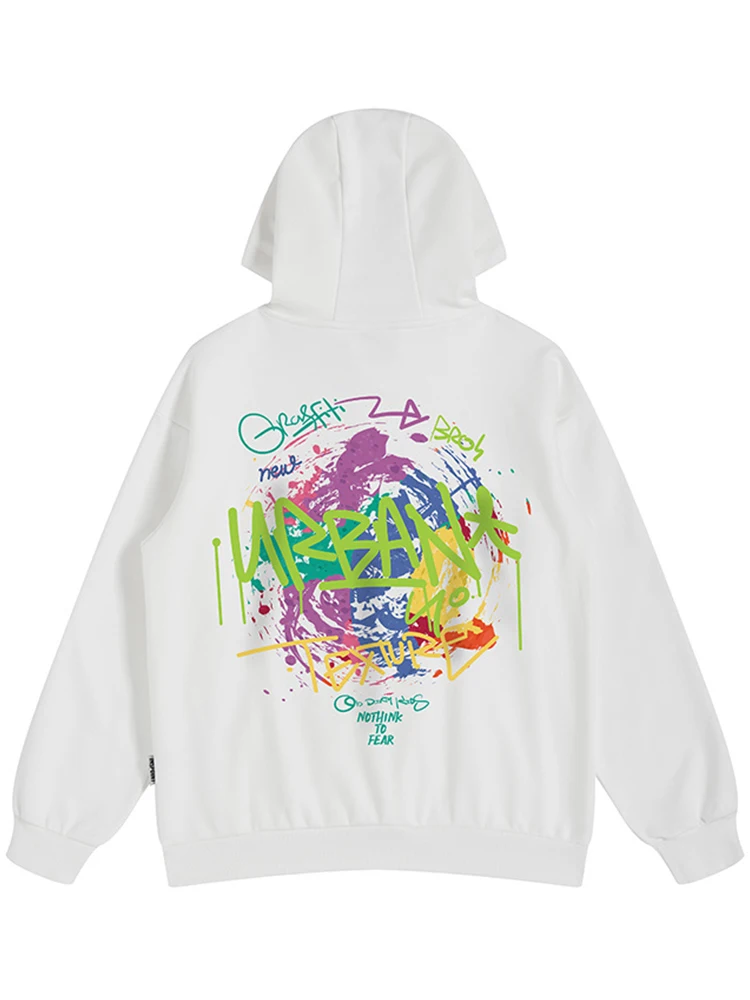 thumbnail image 1 of Sudadera con capucha con estampado de letras de grafiti de otoño para hombre, moda Harajuku Y2K, ropa de calle, sudadera con capucha, nueva sudadera con capucha de hip hop, 1 of 5