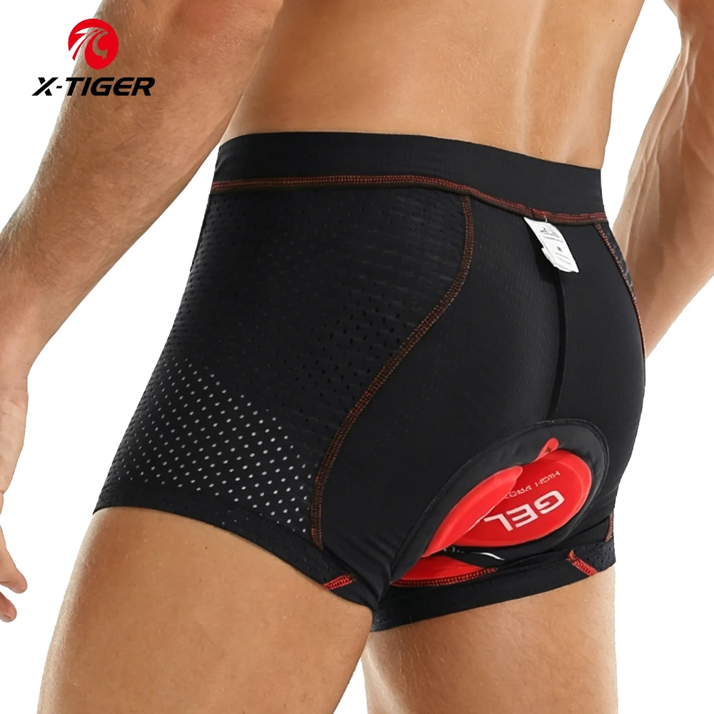 Men's Breathable 5D Gel Padded Cycling Underwear Shorts
